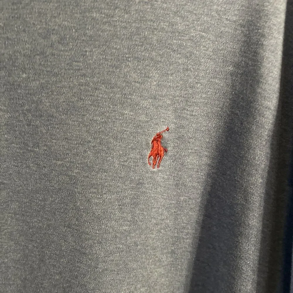 Polo by Ralph‎ Lauren Blue Solid Polo Shirt with Logo XXL